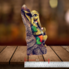 The Global Store - Ganesh ji - Chita seat green modak in hand - Depth