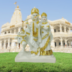 The Global Store - Radha Krishna Ji - On Cow Holding Murli