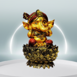 The Global Store - Bal Ganesh ji - Closing his ears sitting on lotus