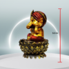 The Global Store - Bal Ganesh ji - Closing his ears sitting on lotus - height
