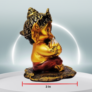 The Global Store - Bal Ganesh ji - Gift item Holding big modak - depth