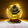 The Global Store - Bal ganesh ji - holding lotus with both hand sitting lotus petal - width