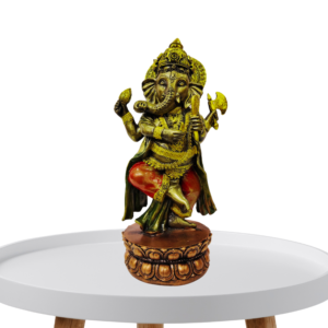 The Global Store - Big ganesh ji statue dancing and standing on single leg - white bg