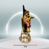 The Global Store - Ganesh ji - Siting on crescent moon holding murli in hand - depth