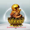The Global Store - Mini Laughing buddha- cute buddha one hand in air - depth