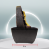 The Global Store - Shiv ji - Table Fountain - Small - depth