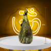 The Global Store - bal ganesh ji statue- sitting on peacock flight two peacock flight - height