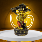 The Global Store - ganesh ji statue - standing under the tree with musak raj