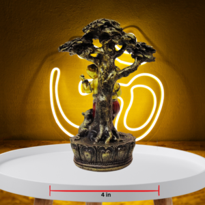 The Global Store - ganesh ji statue - standing under the tree with musak raj - width