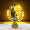 The Global Store - Bal Ganesh ji Statue - sitting on peacock enjoyably - depth