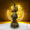 The Global Store - Bal Ganesh ji Statue - sitting on peacock enjoyably - height