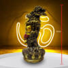 The Global Store - Ganesh ji statue - playing murli sitting on tree under the tree mushak is also there - height