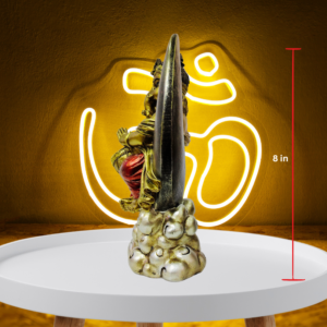 The Global Store - Ganesh ji statue - sitting on crecent moon palying one tabla - height