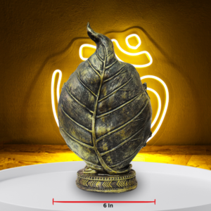 The Global Store - Ganesh ji statue - sitting on sofa structure - lotus base leaf back support both legs up - width