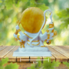 The Global Store - Hanuman ji statue - Panch Mukhi white marble polished - width