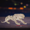 The Global Store - Leopard statue - big Rose gold leopard - depth