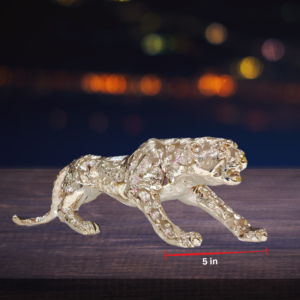 The Global Store - Leopard statue - big Rose gold leopard - depth
