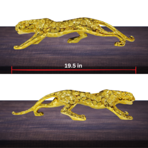 The Global Store - Leopard statue - big golden leopard statue no bg