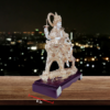 The Global Store - Maa durga ji statue - eight hand Rose Gold maa durga ji - depth