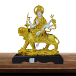 The Global Store - Maa durga ji statue - eight hand golden maa durga ji - no bg