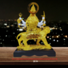The Global Store - Maa durga ji statue - eight hand golden maa durga ji - width