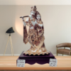 The Global Store - Radha Krishna ji statue - rose gold and white - bg