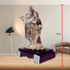 The Global Store - Radha Krishna ji statue - rose gold and white - height