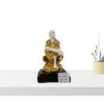 The Global Store - Sai Baba statue - small golden and white sai baba ji - no bg