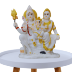 The Global Store - Shiv family statue - shiv ji with family including prvati ji ganesh ji and shiv ji - no bg