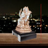 The Global Store - Shiv ji family statue - rose gold and white shiv ji family statue - height