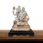 The Global Store - Shiv ji family statue - rose gold and white shiv ji family statue - no bg