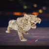 The Global Store - Tiger statue - small Rose gold tiger - depth