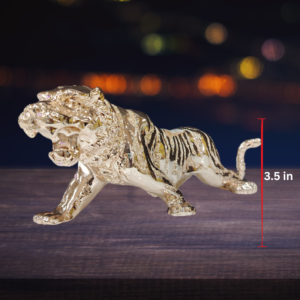 The Global Store - Tiger statue - small Rose gold tiger - height